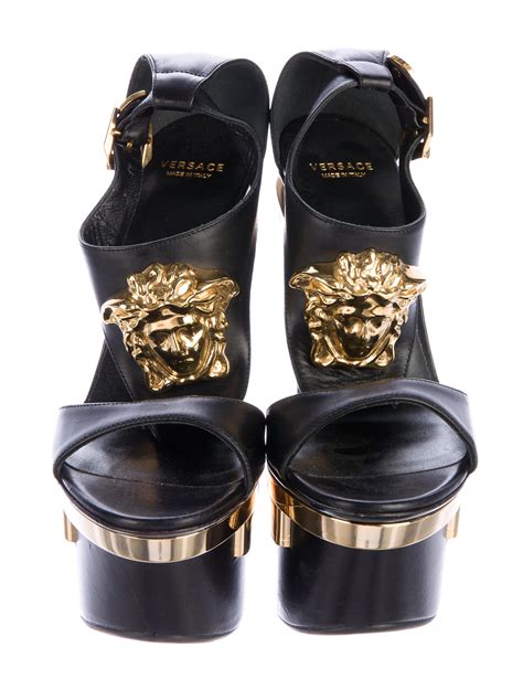 versace medusa slides men's|Versace platform heels medusa.